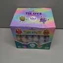 30 Colors Tie Dye Kit, Tie Dye Set for Kids, Pre-Filled Tye Dye Bottles, Non Toxic Permanent Fabric Dye Art Set, Easy DIY Fabric Art - Create Fun (30 Colors)