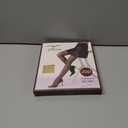 2 x ZIHUA 2 Pairs Sheer Tights for Women, 20 Denier Control Shaping Nylon Ladies Clear Pantyhose S-XL Black Nude (Medium)