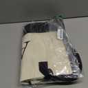 YOOLIFE Valentines Day Gifts for Women - Initial Canvas Tote Bag & Makeup Bag, Birthday Gifts for Women Mom Sister Friends