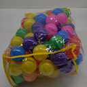 Ball Pit Balls Phthalate Free BPA Free Crush Proof Plastic - 7 Bright Colors in Reusable Play Toys for Kids with Storage Bag (100 balls, 7 colors)
