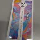 GenCrafts Watercolor Palette with Paper Pad 24 Premium Colors - 2 Refilable Water Brush Pens - 15 Sheets of Water Color Paper - Portable Painting