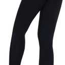 Womens Leggings High Waisted Lounge Legging 25" Inseam Gym Workout Leggings for Women Buttery Soft Yoga Pants (Black, L)