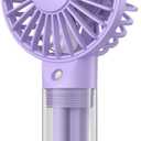 TOPK Portable Misting Fan - Rechargeable Handheld Personal Spray Water Mist Fan 32ml Water Tank Mini Cooling Hand Fans for Travel, Outdoors, Makeup, Camping, Home, and Office Use