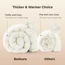 Bedsure Gentlesoft Double-Sided Ruched Faux Fur Throw Blanket for Couch, Cozy Soft Fuzzy Fluffy Faux Rabbit Fur Blanket, Luxury Gifts for Women Thick Warm Plush Room Decor, 50X60 Inch, Cream