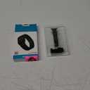 WITHit Replacement Band Compatible with Apple Watch (Black - Stainless Steel, 42/ 44/ 45/ 49mm)