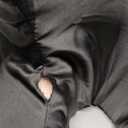 Comfortable Face Pillow, Silk Fabric Memory Foam, Soft Cushioning Ergonomic Beauty Pillow Side Sleeper (Black)