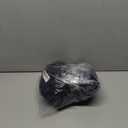 BRIANNA Women's Plus Size Lace Sequin Ruffles Cape Sleeves Long Prom Evening Dress, Size 6, Color Navy