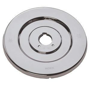 Moen Chrome Chateau Collection Replacement Escutcheon Pate for One-Handle Tub and Shower Faucets, 16090