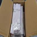 Small Bathroom Storage Cabinet, White Floor Standing Storage Cabinet Home Furniture Shelf,Suitable for Toilet Bedroom Kitchen Living Room (W/PJ)