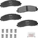 Bendix Priority1 CFM1691 Semi-Metallic Rear Brake Pads for Ford F-250 Super Duty 2022-2013, F-250 Super Duty 2024, F-350 2016-2013, F-350 Super Duty 2022-2013, F-450 Super Duty 2015-2013