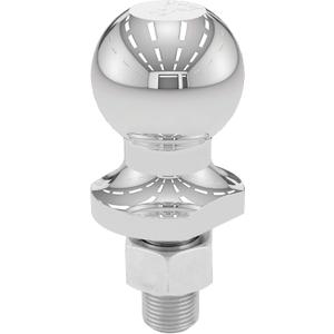 CURT 40061 Chrome Trailer Hitch Ball, 2,000 lbs, 1-7/8-Inch Diameter, 3/4 x 1-5/8-Inch Shank