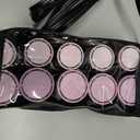 Remington Compact Ceramic Dual Voltage Hot Rollers for Long and Short Hair, Hair Setters, Hair Curlers, 1-1 " Purple/Black, 10 Piece Set