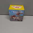 Aizweb Emergency Vehicle Toys,Wooden Police Car, Fire Truck, Ambulance, Helicopter,STEM Kit Fine Motor Blocks Educational Learning Montessori for 4-8 Year Old Boys Girls Community Helper