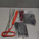 Stainless steel long distance car emergency key hook tool Triangle handle yellow warping plate 25-piece wedge airbag wrench combination tool