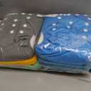 ALVABABY Baby Cloth Diaper 6 Pack with 12 Inserts One Size Cloth Diaper Covers Adjustable Washable Reusable for Baby Girls and Boys (Boy Color 101)