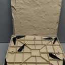 Generic Stepping Stones with Ground Stakes, Home or Garden Step Stones for Outdoor Walkway or Pathway Pavers (04 Beige Square)