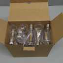 25 Pack ST40 LED Replacement Bulbs, Shatterproof Vintage Edison Bulbs for Outdoor String Lights, E17 Intermediate Base, 0.6W Ultra-Low Energy Saving, Warm White 2700K, Weather-Resistant