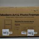 16x24 inch Picture Frame, 16x24 Photo Frames with 12x18 Removable Mat - High Definition Plexiglass - Vertical and Horizontal Display - Wall Hanging Poster Frame - White, Pack of 5