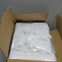 Fokitut 6 Pack Round Tablecloth, 70 Inch, Stain Resistant and Wrinkle Polyester Table Cloth, Fabric Table Cover for Kitchen Dining, Wedding, Party, Holiday Dinner-White