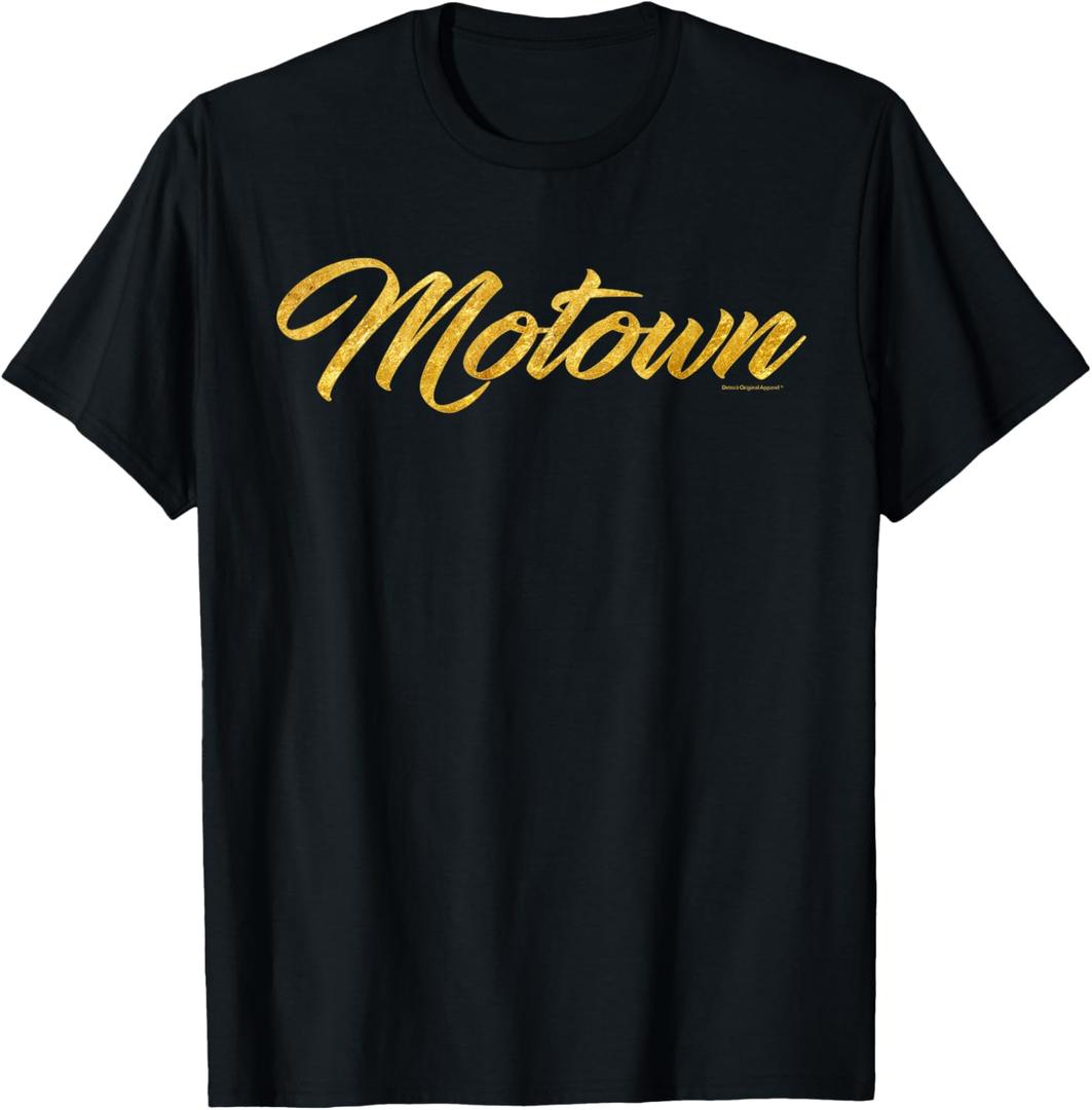 Motown Shirt, Detroit Michigan Motor City Music T-Shirt, Medium