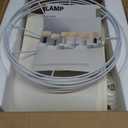 Reaketon 20" Small Bedside Table Lamps for Bedroom Set of 2, Modern Lamps for Night Stands, Farmhouse Table Lamps for Living Room, Home Office and Hallways,White