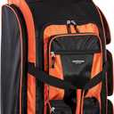 Travelers Club Xpedition 30 Inch Multi-Pocket Upright Rolling Duffel Bag (Bright Orange)