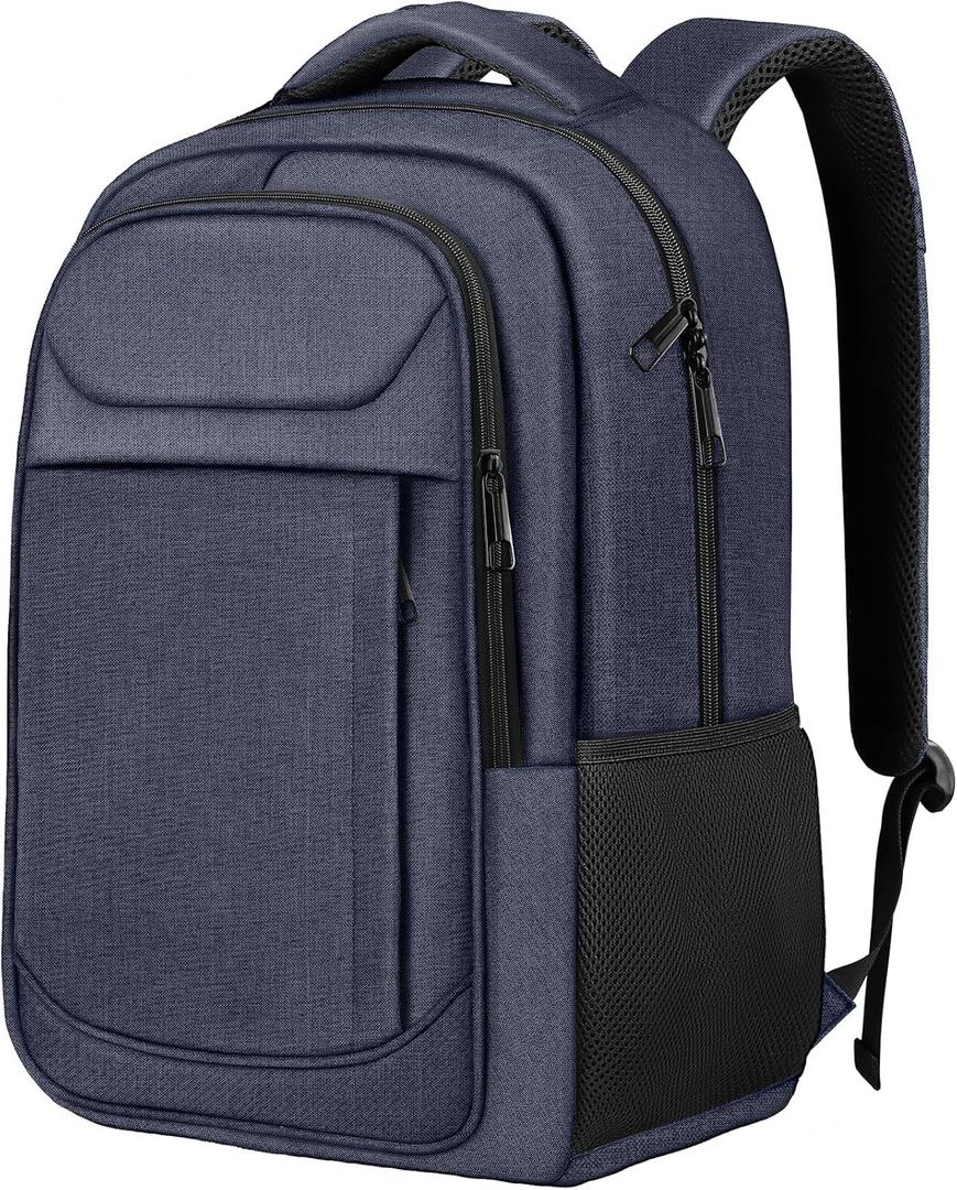 Travel Laptop Backpack, Travel Backpack, Lightweight Business Anti Theft Slim Sturdy Laptops Bag, Water Resistant College Computer Bag Gifts for Men & Women Fits 15.6 Inch Notebook, Blue