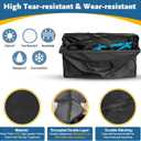 Bike Travel Bag,Heavy Duty 840D Transport Bicycle Storage Carry Bag with Strong Webbing,Portable Folding Cycling and Bicycle Bags Bike Suitcase Waterproof for Airplane Shipping