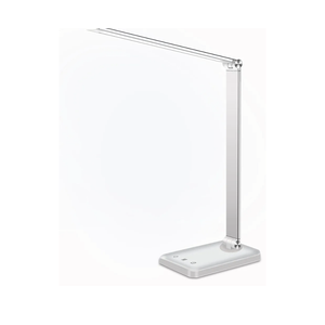 AFROG Multifunctional LED Desk Lamp with USB Charging Port, 5 Lighting Modes,5 Brightness Levels, Sensitive Control, 30/60 min Auto Timer, Eye-Caring Office Lamp，8W，5000K