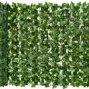 DearHouse 118x39.4in Artificial Ivy Privacy Fence Wall Screen, Artificial Hedges Fence and Faux Ivy Vine Leaf Decoration for Outdoor Garden Decor