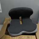 Buttocks Cushion for Office Chair Memory Foam Truck Seat Cushion Gaming Cushion Seat Seat Pad for Butt Support Tailbone Relief Ergonomic Chair Cushion for Home Car or Work