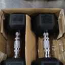 CAP Barbell Rubber Coated Dumbbell Weight Set With Vertical Rack | 100 Lb, 150 Lb, And 210 Lb Options