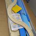 Tiny Land Pikler Triangle Set, 7-in-1 Foldable Pikler Triangle Climbing Toys Set for Kids,Baby Indoor Playground Jungle Gym, Wooden Montessori Climbing Set for Toddler (Sky Blue)