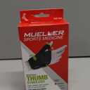 MUELLER Sports Medicine Adjust-to-Fit Thumb Stabilizer, Spica Splint, Thumb Pain Relief Brace for Men and Women, Ideal for De Quervain's Tenosynovitis, Arthritis, Sprains, Fits Right or Left (Pack of 1), Black