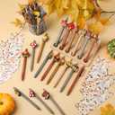 Ctosree 40 Sets Friendsgiving Party Favors Bulk Thanksgiving Fall Pens with Maple Leaf Bookmarks Turkey Pens Thanksgiving Gifts for Friends Families Coworkers Employee Holiday Office Party Souvenirs