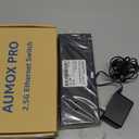 9 Port 2.5Gb Unmanaged Ethernet Switch with 8* 2.5G Base-T Ports, 1*10G SFP Ports, AUMOX PRO 60Gbps Switching Capacity Compatible with 100/1000/2500Mbps Plug and Play