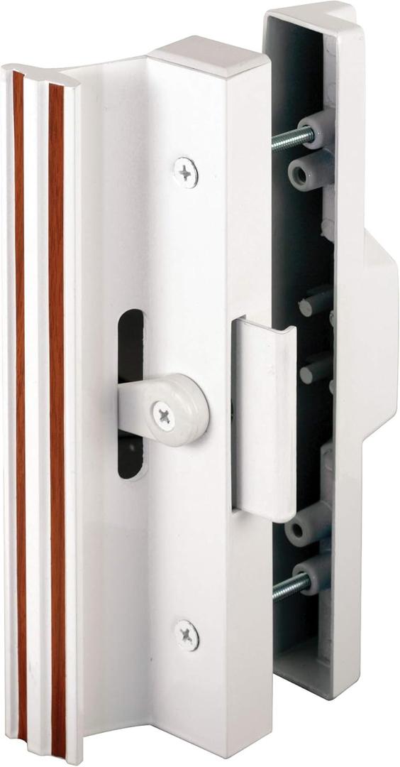 Prime-Line C 1116 Diecast Sliding Door Handle Set, White (Single Pack)