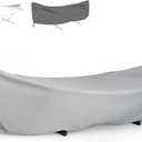 SUNCREAT Hammock Cover, Water-Resistant Polyester Hammock Stand Cover for 11-12ft Stand, Gray