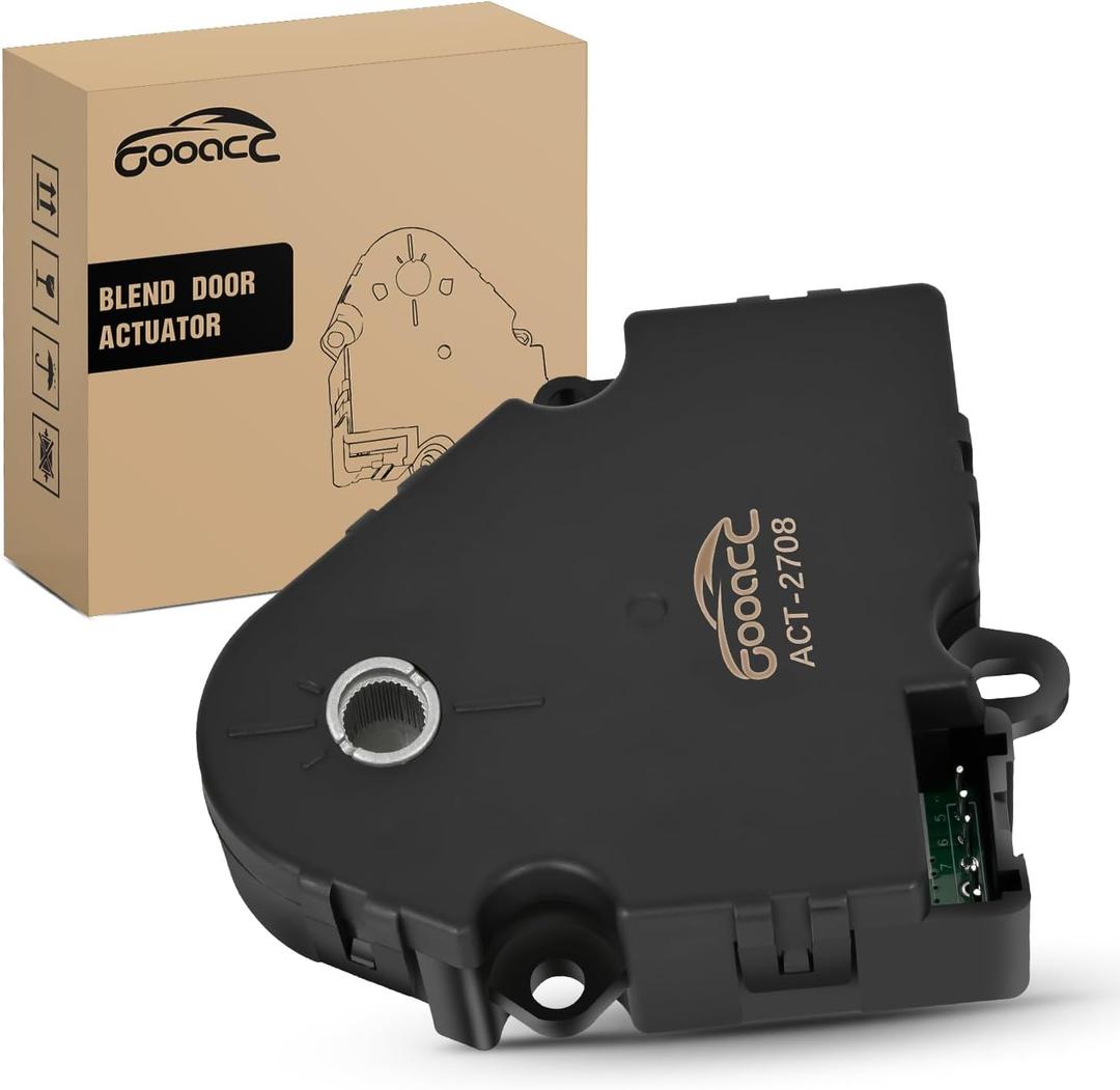 GOOACC A/C Temperature Door Actuator 604-140 for Chevy Traverse 2009-2013, GMC Acadia 2007-2013, Buick Enclave 2008-2013