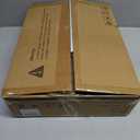 C Shaped End Table Set of 2 for Sofa and Bed, Slide Under Couch Tables, Side Table With Faux Marble Top, Small Under Table Tray for Living Room, Bedroom, White