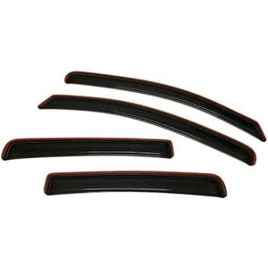 4pcs Sun Rain Vent Wind Deflector Guard Window Visors Left Driver Side in Channel Mount Style Acrylic Dark Smoke for Buick for Encore 2013-2021,for Chevy for Trax 2015-2021 4pc