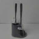 MR.SIGA Toilet Plunger and Bowl Brush Combo for Bathroom Cleaning, Gray, 1 Set (One Size)