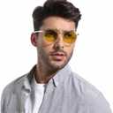 JW MARRIOTT Blue Light Blocking Glasses,Blue Light Glasses Women Men,Anti Blu-Ray Clear Gaming Glasses Lense