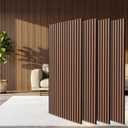 Wall Panels Wood Slat Acoustic: 4-Pack 47.2" x 23.6"/ 120 x 60cm - 31ft²