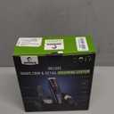 SHPAVVER Beard Trimmer for Men: Professional Barber Hair Clippers - 12-in-1 Cordless Grooming Kit - Waterproof Electric Razor with Turbo Speed & Precision Blades (Dark Black)