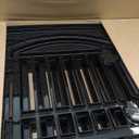 IRIS USA 24" 4-Panel Dog Playpen with Door, 35 x 35 x 24, Puppy Playpen, Dog Play Pen Indoors, Pet Fence, Puppies/Small Dogs, Black