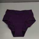 AIRCUTE Washable Urinary Incontinence Protective Underwear for Women Leak Proof Absorbent Reusable Panties 60ML 1 Pack (Purple, X-Large)