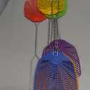 Supreme Bug & Fly Swatter 6-Pack  Braided Metal Handle 6 Pack Fly Swatters, Multi Pack Colors,  for Indoor/Outdoor  Flyswatter