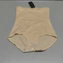 Tummy Control Shapewear Panties for Women High Waist Cincher Shaping Underwear Body Shaper Panty Girdle (Medium, A# Cross Beige)