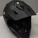 1Storm Adult Motocross Helmet BMX MX ATV Dirt Bike Four Wheeler Quad Motorcycle Full Face Helmet Racing Style: HF801 Matt Black (Medium)